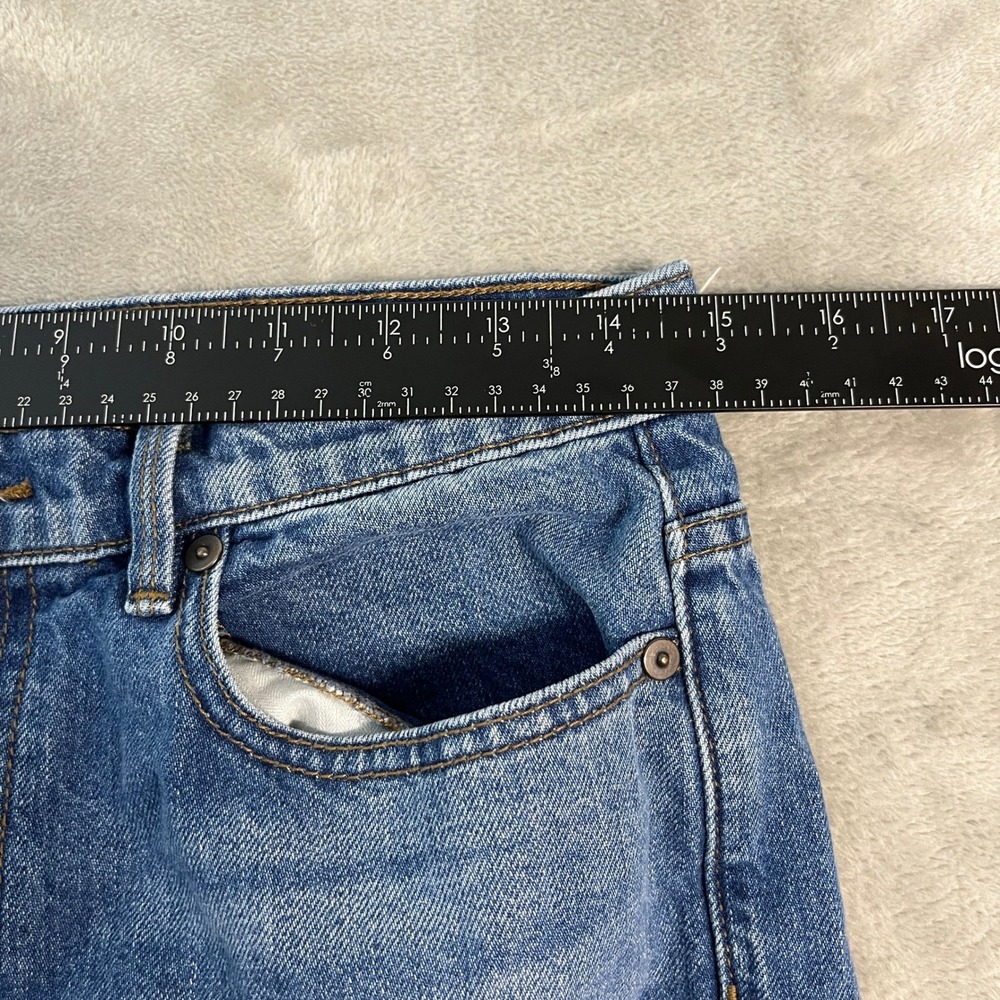 Banana Republic Vintage Straight Jeans Womens 28L (29x28) Distressed Raw Hem - Picture 4 of 13